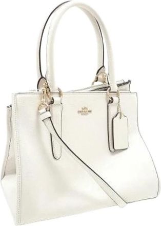 Coach Pre-owned Handbags, female, White, Size: ONE SIZE Pre-owned Handbag