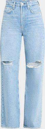 Rag & Bone Logan Mid-Rise Wide-Leg Jeans