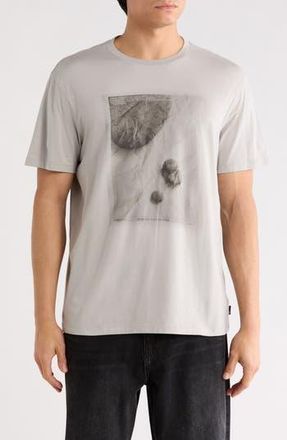 AG - Adriano Goldschmied Bryce Slim Fit Graphic T-Shirt in Elemental Silver Grey at Nordstrom Rack, Size Xx-Large