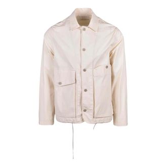 Original Vintage Morgan Jas - Heren - Jassen - Beige - Maat: S Katoen