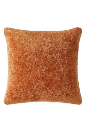 Sunday Citizen Cloud Silque Throw Pillow with Piping in Raw Sienna/Misty Blue at Nordstrom