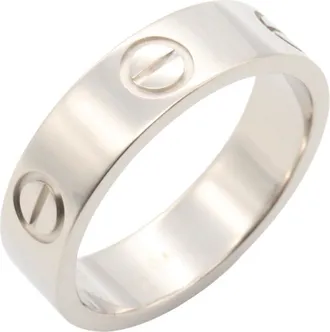 Cartier White Gold White Gold (18K) Band Ring (Pre-Owned)