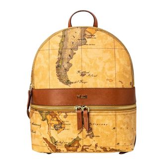 Alviero Martini 1A Classe Geo Classic Backpack - female - Alviero Martini 1a Classe - Backpacks - Beige - ONE SIZE - Bags