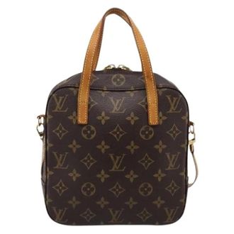 Louis Vuitton Pre-owned Canvas Handbag - Dames - Pre-owned - Bruin - Maat: ONE Size