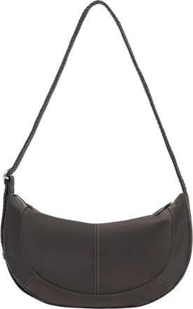 Oryany Braid Faux Leather Crossbody Bag in Smoky Brown at Nordstrom