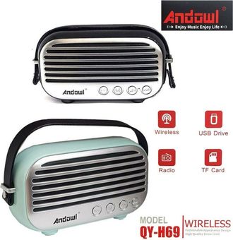 Trade Shop Trade Shop - Cassa Speaker Wireless Portatile Ricaricabile Micro Sd Usb Bluetooth Radio Fm