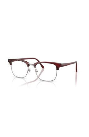 Sferoflex 53mm Square optical glasses in Red at Nordstrom