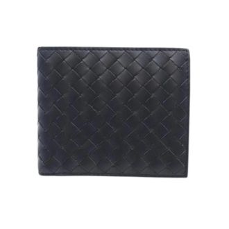 Bottega Veneta Pre-owned Wallets, male, Blue, Size: ONE SIZE Pre-owned Vintage Intrecciato Bi-fold Wallet