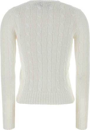 Polo Ralph Lauren Cable-Knit Cotton Sweater - White