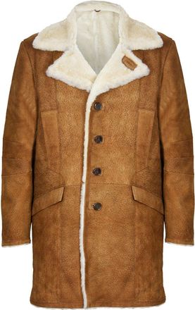 Infinity Leather Warm Sheepskin Trench Coat-Managua