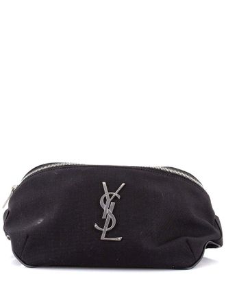 Saint Laurent Classic Monogram Belt Bag Canvas (Authentic Pre-Loved)