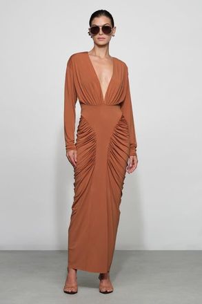 Et Ochs Athens Midi Dress in Tuscan at Nordstrom, Size 12