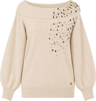 Twinset Actitude Trui - Dames - Truien - Beige - Maat: M Viscose