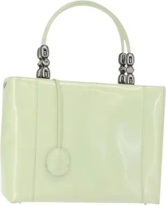 Dior Pre-owned Handbags, female, Green, Size: ONE SIZE Pre-owned Vintage Hand Bag