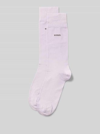 HUGO BOSS Socken aus Baumwoll-Mix in Flieder, Gr&ouml;&szlig;e 39-42
