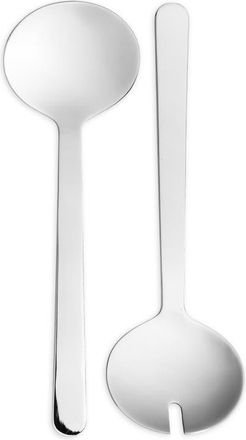 Aaron Probyn Borough 2-Piece Stainless Steel Salad Server Set in Polished at Nordstrom