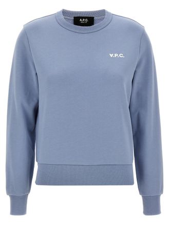 A.P.C. Light Blue Boxy Petit VPC sweatshirt