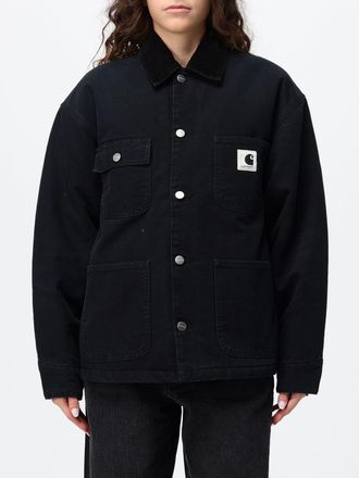 Carhartt Work in Progress Giacca-camicia oversize in cotone biologico con colletto in velluto