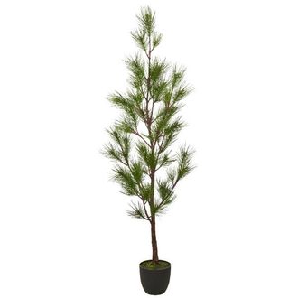 Schubiger M&ouml;bel Kunstpflanzen Kiefernbaum in Schwarzem Topf