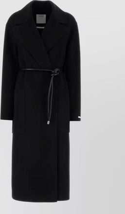 Sportmax virgin wool oversized double-breasted coat