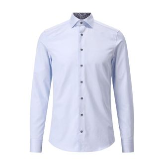 Stenströms Heren, Overhemden, Blauw, Maat: 5XL Katoen