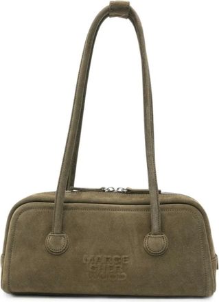 Marge Sherwood Soft Boston Bag - Dames - Tassen - Groen - Maat: ONE Size Zijde
