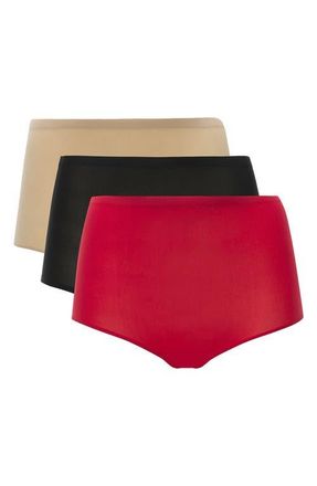 Chantelle Soft Stretch Assorted 3-Pack High Waist Briefs in Multi Color at Nordstrom
