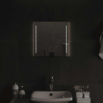 vidaXL Espejo De Ba&ntilde;o Con Led 40x40 Cm Vidaxl