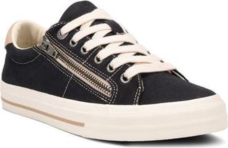 Taos Z-Soul Platform Sneaker in Black/Tan Distressed at Nordstrom, Size 6.5