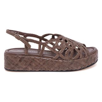 Pons Quintana Sandals - female - Pons Quintana - Flat Sandals - Brown - 6 UK - Shoes