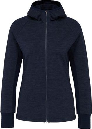 Stoic MerinoFleece260 FlenSt. II Zip Hoody Merinohoodie f&uuml;r Damen | blau