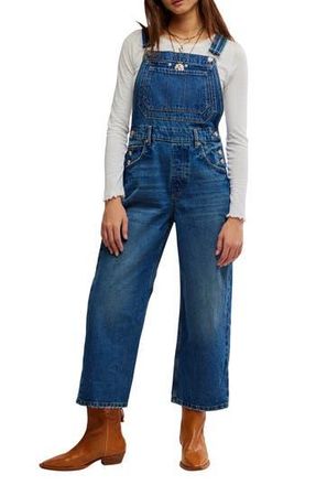 Free People Deep Trance Denim Overalls in Reverie at Nordstrom Rack, Size Small