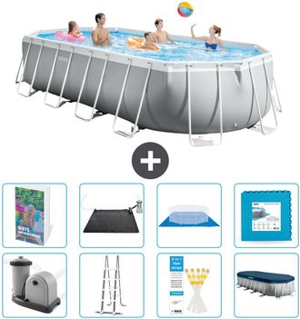 Intex Piscina Prism Frame Oval - 610x305x122 Cm - 9-piezas S621