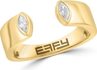 Effy Diamond Ring in Gold at Nordstrom Rack, Size 7