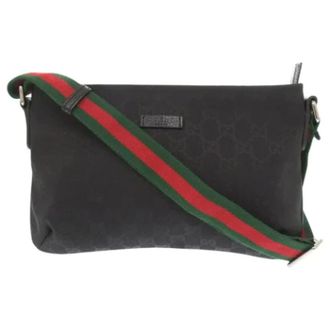 Gucci unisex, Pre-owned, Zwart, Maat: ONE Size Leer
