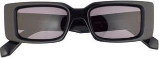 Off-white Arthur 50mm Rectangular Sunglasses in Black Dark Grey at Nordstrom Rack