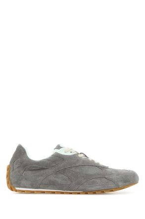 Bottega Veneta Grey Suede Orbit Sneakers