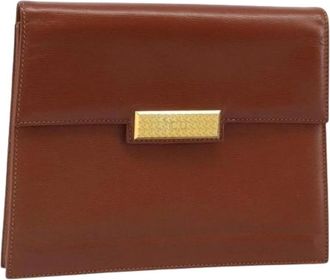 Dior Pre-owned Clutches, female, Brown, Size: ONE SIZE Pre-owned Vintage Clutch Bag