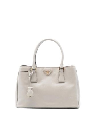 Prada 2000-2025 Medium Saffiano Lux Galleria satchel - Grey
