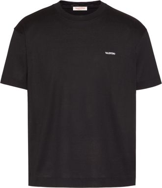 Tシャツ・カットソー VALENTINO T-SHIRT Valentino Garavani 1960 Logo Print T-Shirt in White