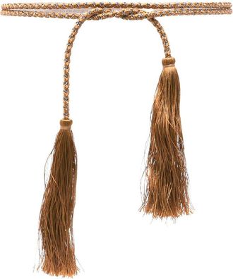 Forte_Forte Crystal And Tassels Belt