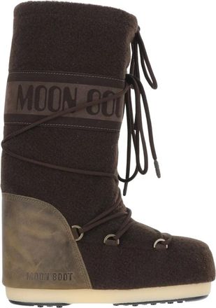 Moon Boot Fitness, Dames, Bruin, 39 EU, Icon Nubuck Felt Boots