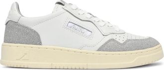 Autry Medalist Low - Dames - Sneakers - Wit - 39 EU - Katoen - Schoenen
