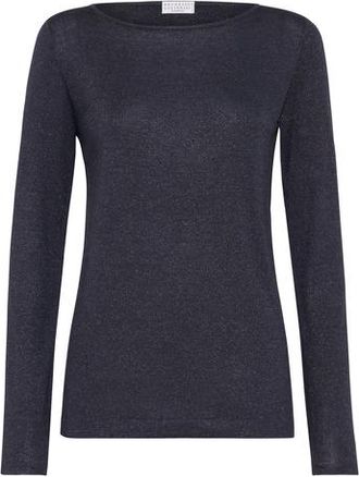 Brunello Cucinelli Sparkling sweater in Navy Blue at Nordstrom, Size Xx-Large Eu