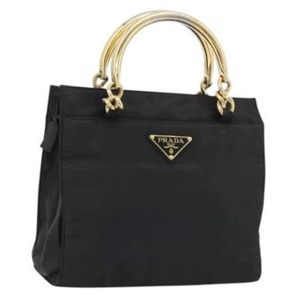 Prada unisex, Pre-owned, Zwart, Maat: ONE Size Nylon