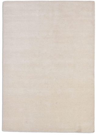 THEKO Alfombra tejida a mano en lana virgen - crema - 140x200 cm