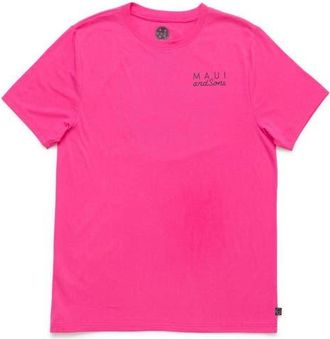 Maui and Sons Neon Cookie Logo Graphic T-Shirt in Neon Pink at Nordstrom, Size Xx-Large