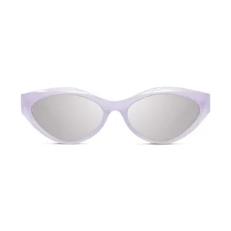 Givenchy GV40025U78C Cat-Eye Silver Mirror Sunglasses - Purple