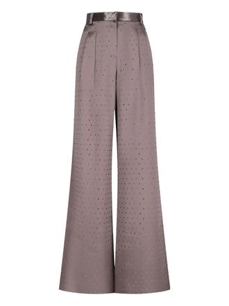 Andamane Nathalie crystal wide trousers - Neutrals