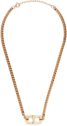 Dior CD pendant necklace - women - Gold Plated - One Size